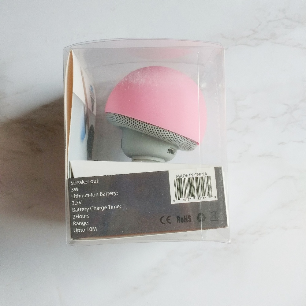 *1 Left* Mini Mushroom Wireless Speaker with Mic - Picture 3 of 7